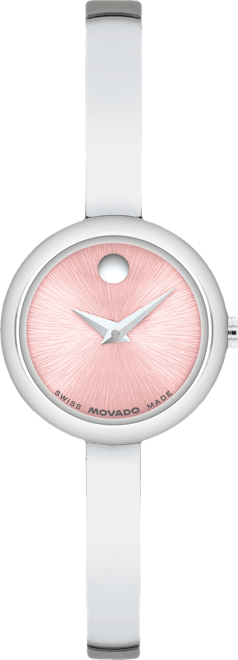 Women's Museum Bangle Round Swiss Quartz Stainless Steel Watch, 21.50mm