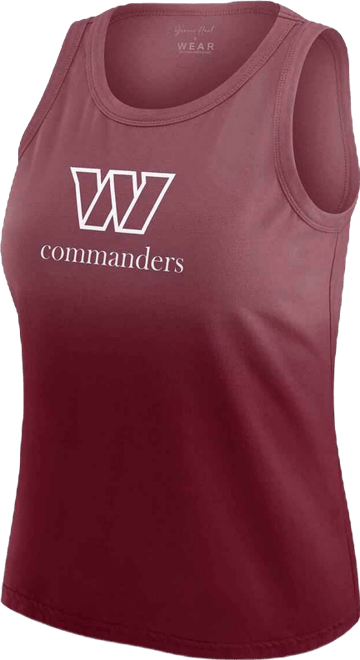 Women's x Gracie Hunt Burgundy Washington Commanders Ombre Tank Top