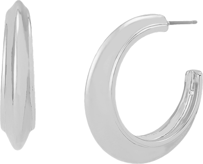 Gold Boho Chubby Hoop Earrings