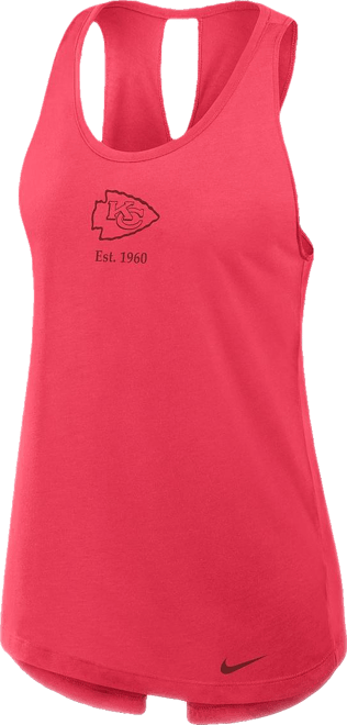 Women's Red Kansas City Chiefs Glory Crisscross Performance Tank Top