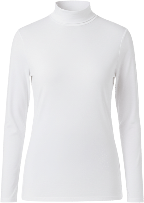 Women's Long-Sleeve Mock-Neck Top