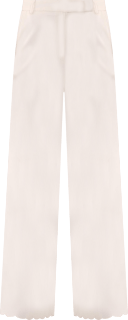 Women's Embroidered Tailored Wide Leg Pants