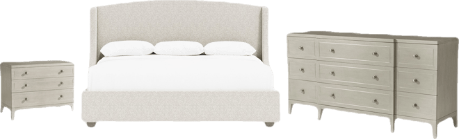Cornelia 3-Pc. Queen Set (Bed, Dresser & 36" Nightstand)