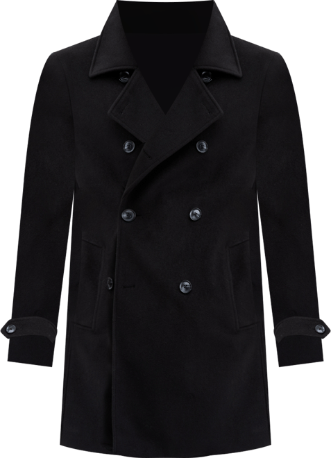 Men's Classic-Fit Double Breasted Overcoat