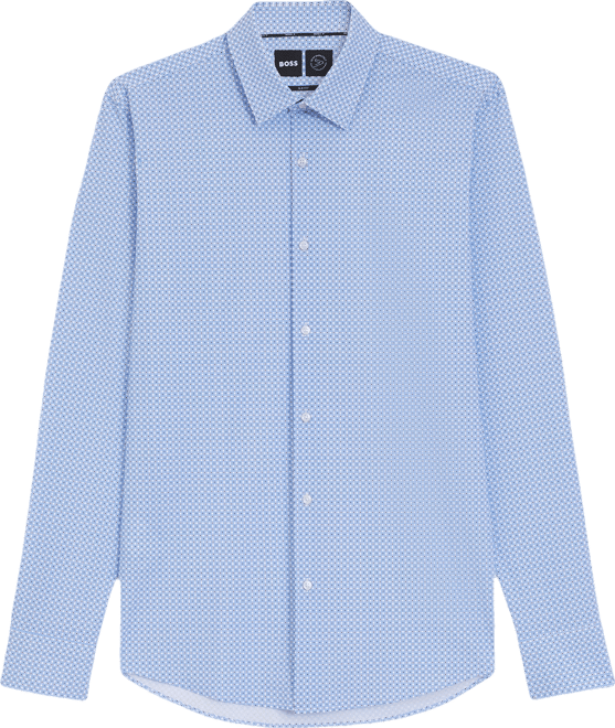 Boss by  Men's Performance-Stretch Slim-Fit Dress Shirt
