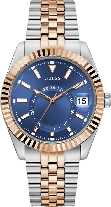 Men's Two-Tone Multi-function Date Watch, 42mm