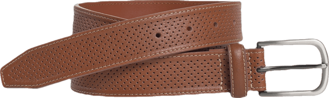 Men's Soft Perforated Belt
