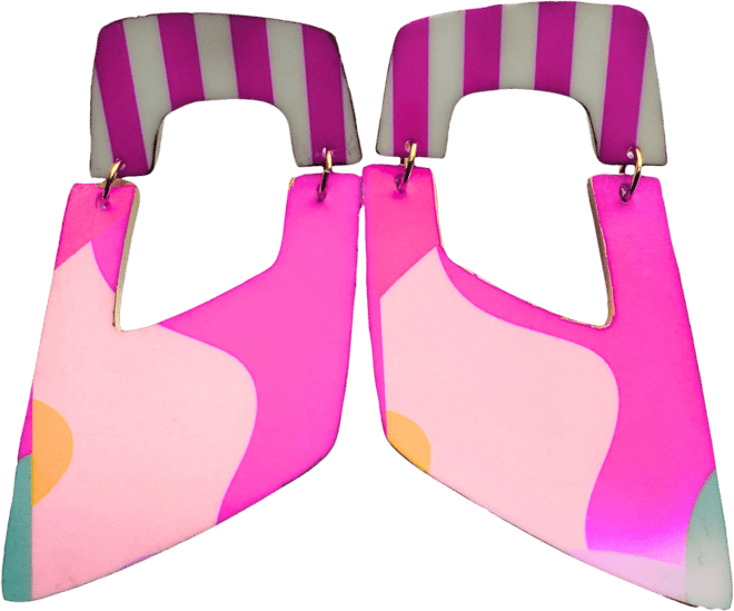 Raquel Dangle Abstract Earrings