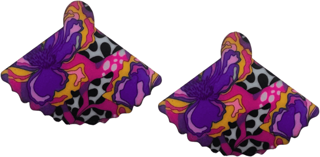 Liora Fan Stud Earrings