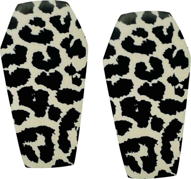 Geometric Gemma Stud Earrings