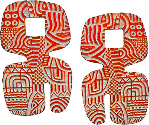 Asha Geometric Earrings