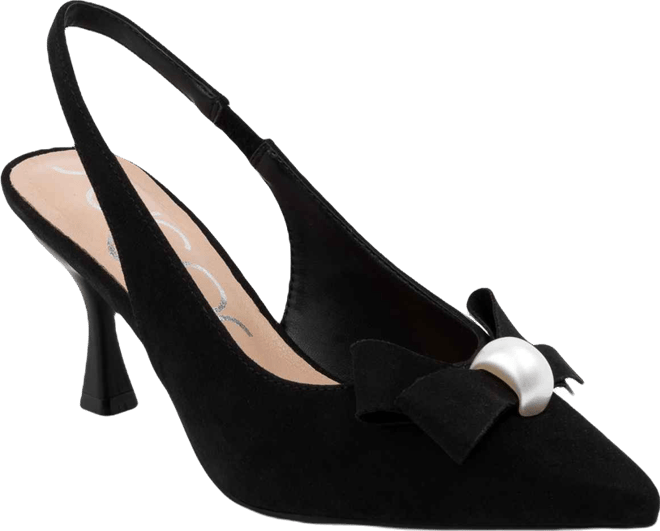 Women's Dazzy Bow Detail Pointed Toe Dress Pumps