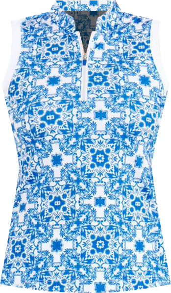 Women's Miss Santori Sleeveless Golf Polo