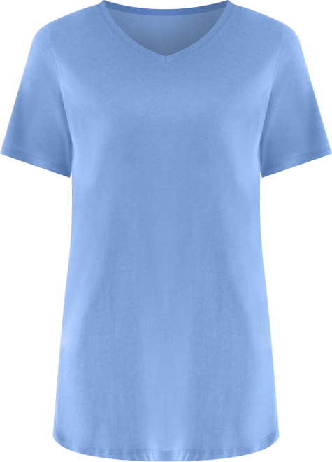 Plus Size Perfect Short-Sleeve V-Neck Tunic