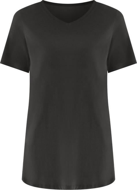 Plus Size Perfect Short-Sleeve V-Neck Tunic