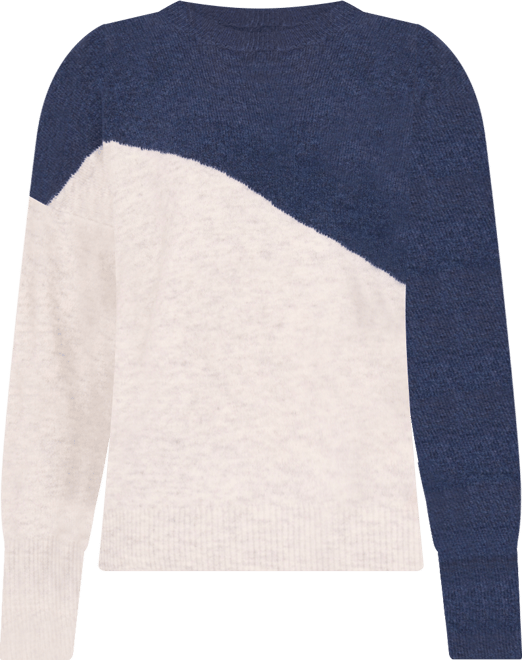 Women's Vertical Colorblock Sweater