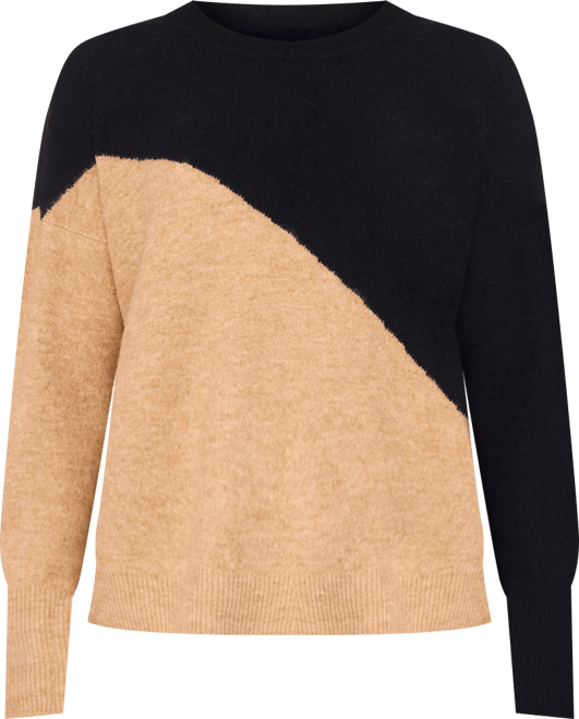 Women's Vertical Colorblock Sweater