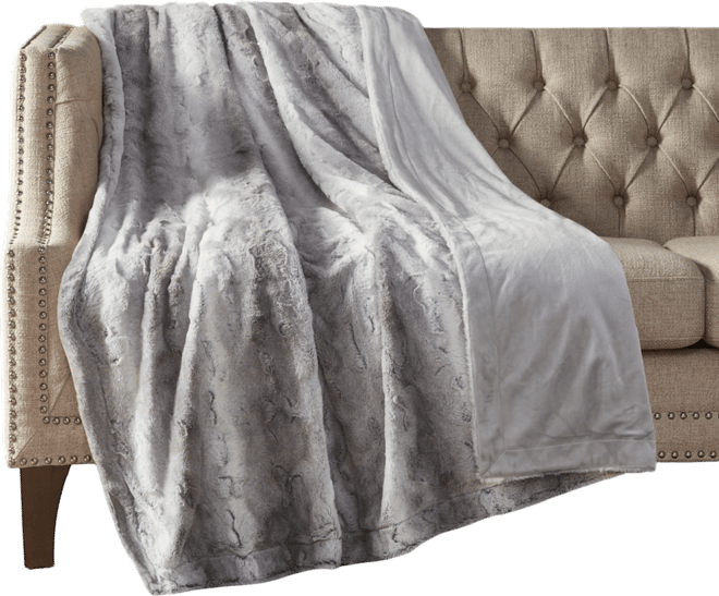 Zuri Faux Fur Blanket, King