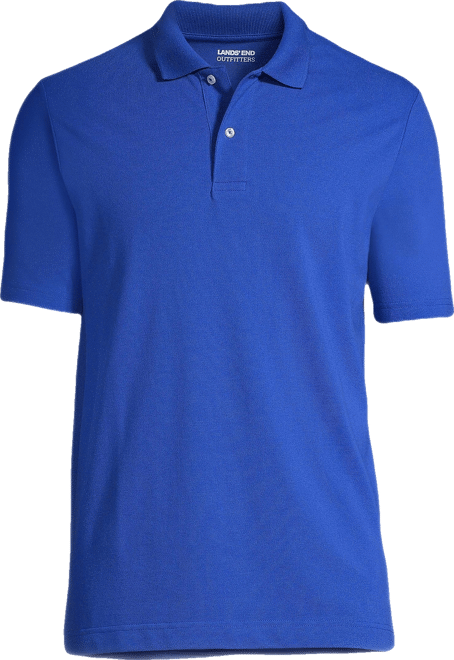 Men's Short Sleeve Basic Mesh Polo Shirt