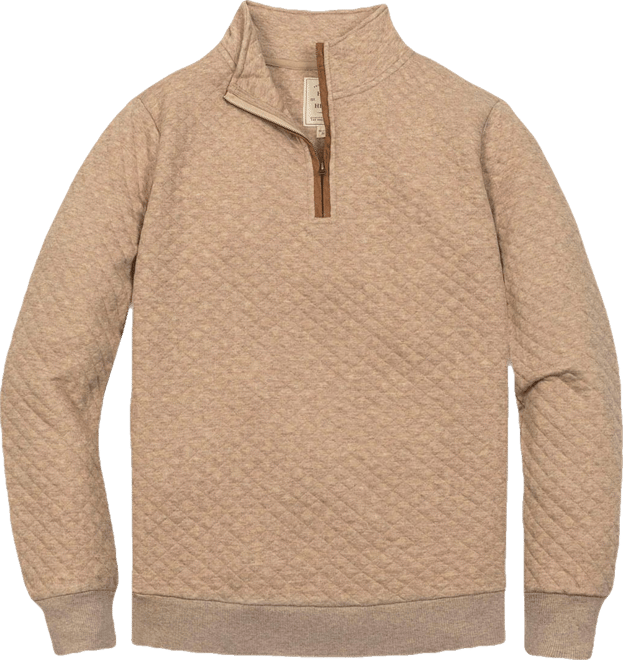 Men's Quilted Half Zip Pullover