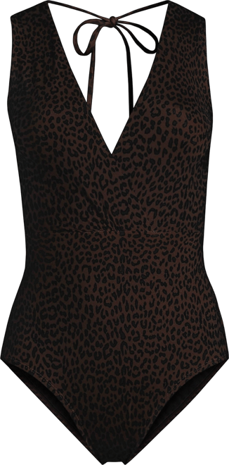 Women's Surplice Tie Back One Piece