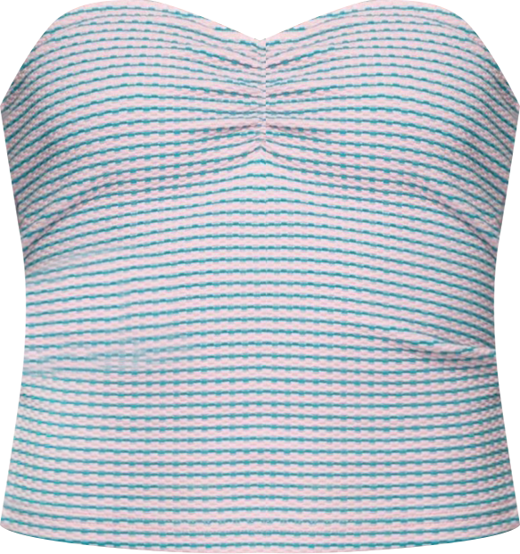 Women's Veranda Textured Striped Tube Top