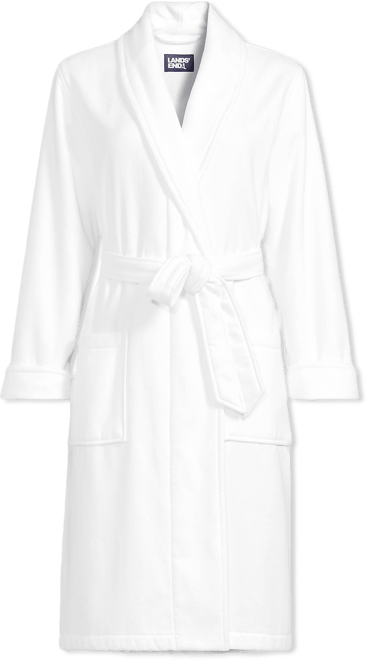 Women's Petite Cotton Terry Knee Length Spa Bath Robe