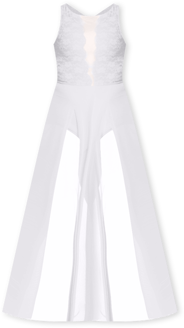 rule the dance floor lace up dress Midi-Length Overdress With Laces