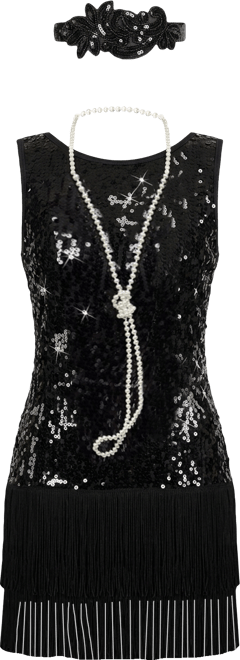 thoroughly modern millie flapper dress Flapper dress Black and White Stock Photos & Images