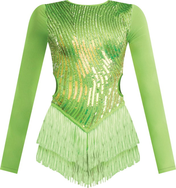 Elite Fringed Monokini for Dance | Weissman®