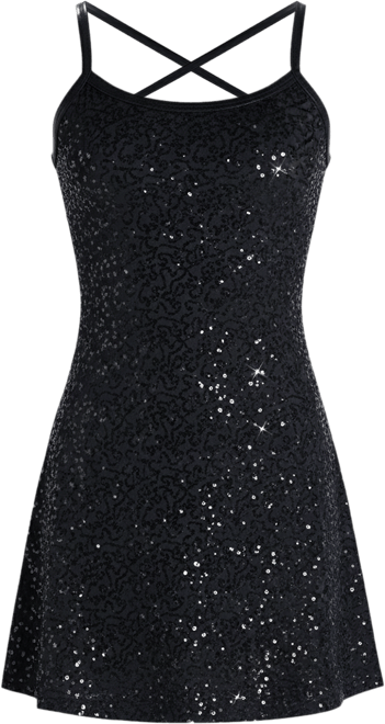 slip dress glitter Poly USA 9196 main image 1