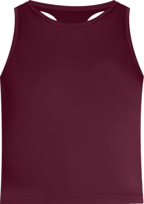 Longer Length Racerback Dance Crop Top | Weissman®