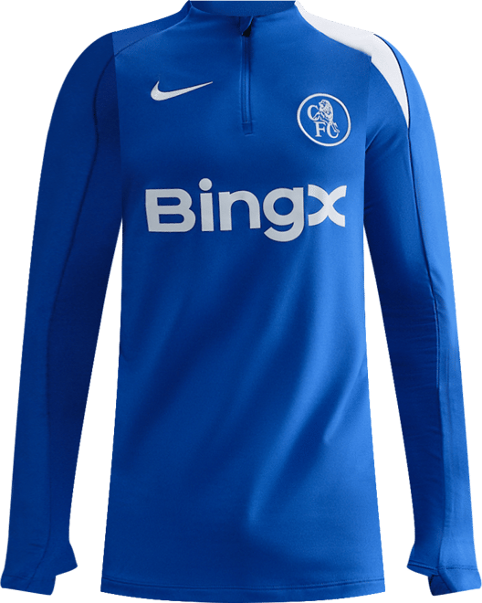 Chelsea FC alternativo Strike Playera de entrenamiento de fútbol Nike de tejido Knit Dri-FIT Total 90 para hombre