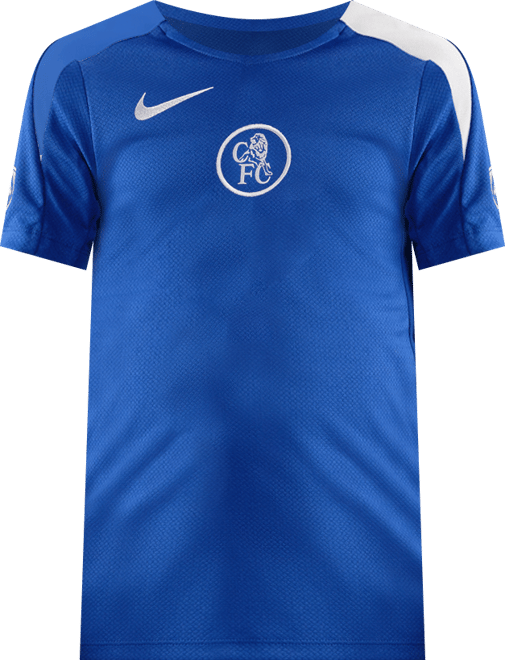 Chelsea FC Strike Third Kortærmet Nike Dri-FIT Total 90-fodboldtrøje til større børn