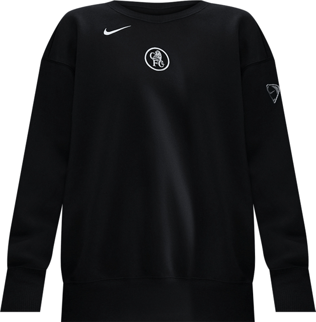 Chelsea FC Phoenix Fleece Derde Nike Total 90 oversized voetbalsweatshirt met ronde hals voor dames