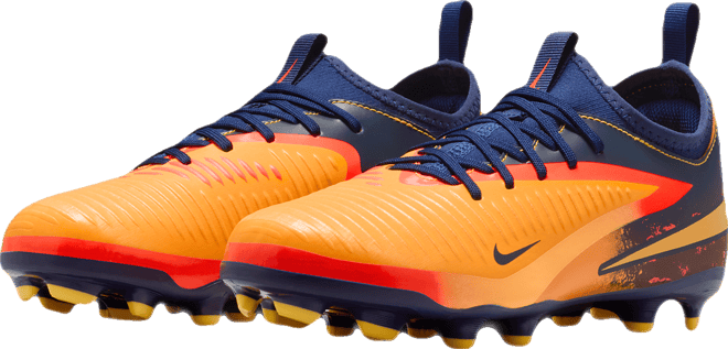 Nike Jr. Phantom 6 Low Academy "Erling Haaland" Tacos de fútbol para terrenos múltiples para niño talla grande