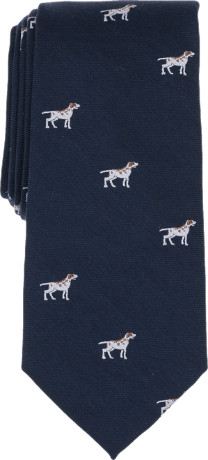 Men's Montery Dog Pattern Tie, Macy's Exclusive