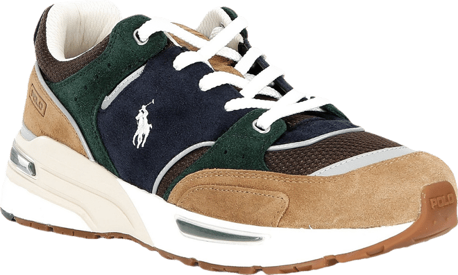 Polo Ralph Lauren Men's Trackster 250 Signature Logo Sneakers