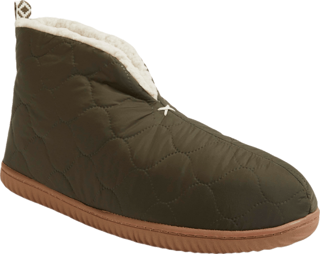 Men's Warm Up Bootie House Shoe Boot Slipper