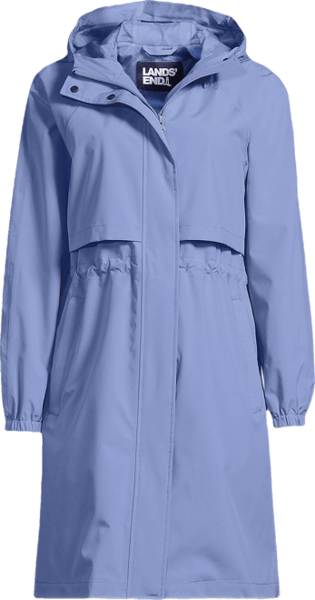 Plus Size Squall Packable Long Raincoat