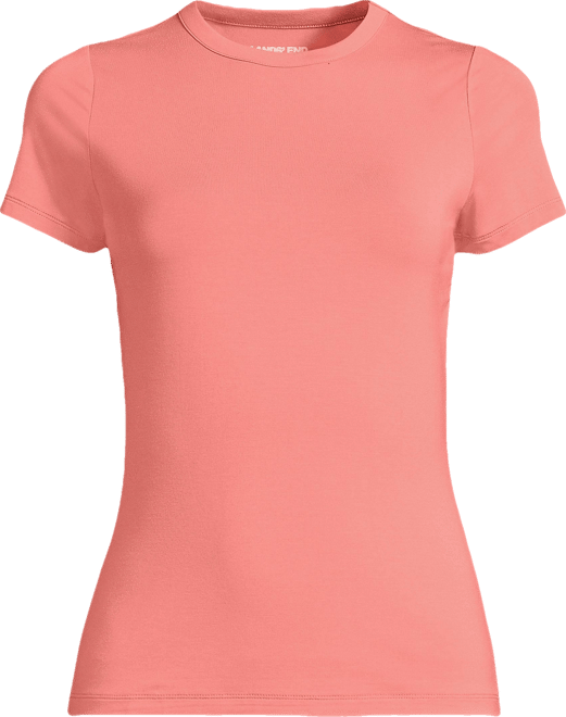 Plus Size Short Sleeve Cooling Crew Neck T-Shirt