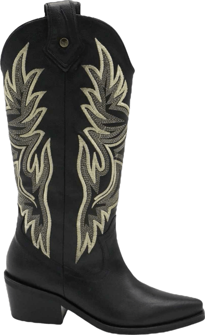 Women's Dramen Leather Cowboy Boots