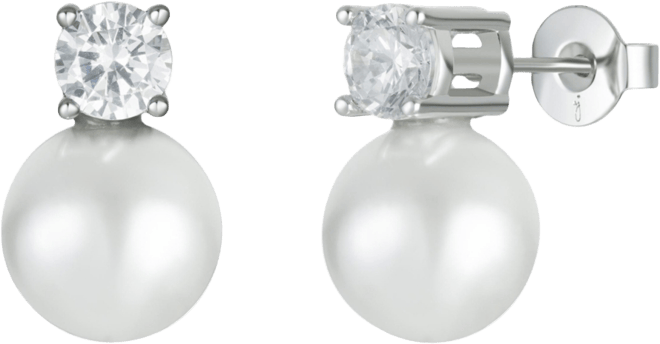 Maven Pearl and Crystal Studs