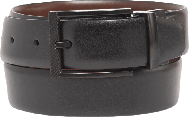 Men's Tonal-Buckle Belt, Created for Macy's
