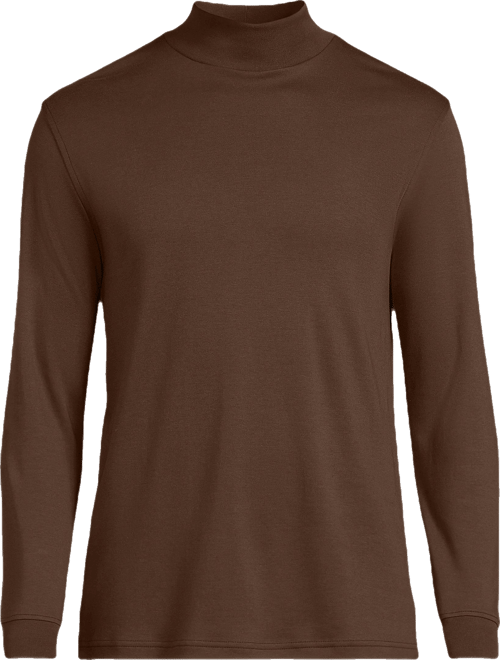 Men's Cotton Supima Mock Turtleneck