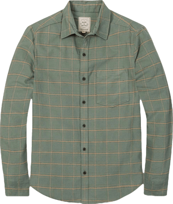 Men's Brushed Flannel Button Down Shirt