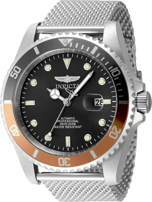 Men's 48631 Pro Diver Automatic 3 Hand Grey Dial Watch