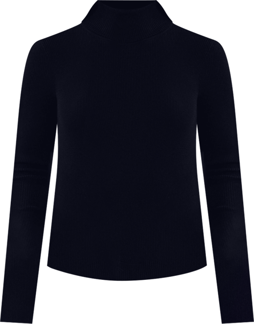 Ribbed Turtleneck Sweater
