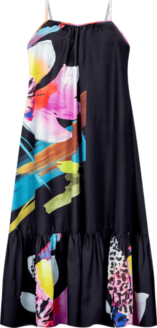 Women's Floral Voluminous Maxi Dress