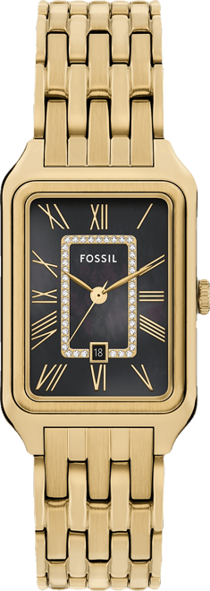 Women's Raquel Three-Hand Date Gold-Tone Stainless Steel Watch, 26mm